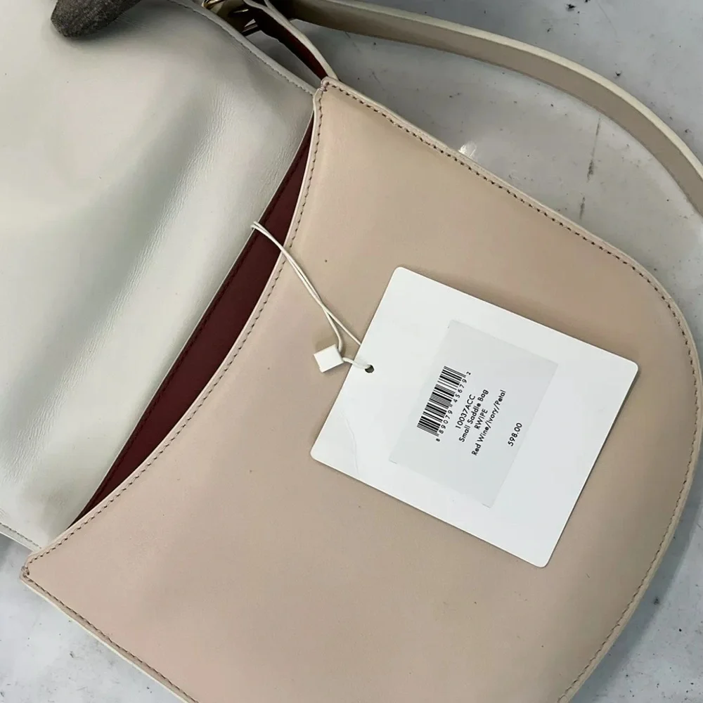 NWT Diane von Furstenberg  Leather  Saddle Bag - Picture 4 of 12